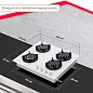 Газовая варочная поверхность Simfer H60N41W571 с газ-контролем, WOK-конфоркой