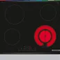 Варочная панель электрическая Bosch PKF675FP2E Serie 6, независимая, конфорок - 4 шт, панель - стеклокерамика, 7000 Вт