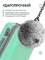 KfK-02-XS Чемодан пластиковый бирюзовый KFK размер XS