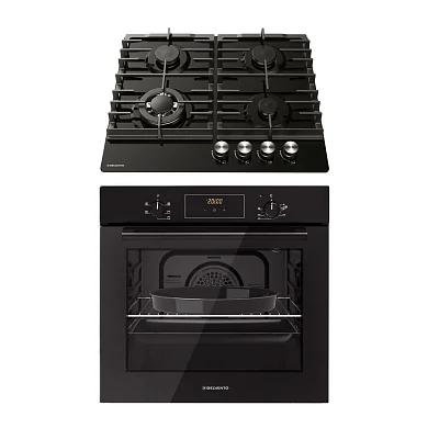 Комплект бытовой техники Delvento V66H41BS10 (духовой шкаф V6EB56000 и варочная панель V60H41S100)