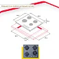 Газовая варочная поверхность Simfer H60N40G570 (газ-контроль, авторозжиг, эмалированные решетки, серое стекло)