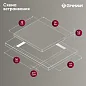 Встраиваемая электрическая варочная панель GRESSEL RU60D14S77000, 60 см, 5000Вт, индикатор остаточного тепла, управление Slider control, таймер