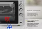 Мини-печь Simfer M7003, серия Albeni Pro XXL, 7 режимов работы, гриль, вертел, конвекция
