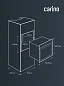 Комплект бытовой техники CARINO 6B56016QB401 (духовой шкаф и газовая варочная панель 60 см)
