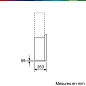Каминная вытяжка Bosch DWF97RW62 Serie 8, 89 см, 3 режмиа скорости, настенная, интенсивный режим, черный