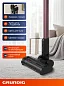 Пылесос вертикальный Grundig VCP 7330, чёрный, бордовый