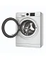 Стиральная машина автомат узкая Hotpoint, инверторный мотор, обработка паром, 42,5 см, 6 кг, быстрая стирка 30 мин