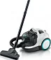 Пылесос напольный BOSCH безмешковый, сухая уборка, 700 Вт, белый