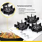 Газовая варочная поверхность Simfer H45N35W571 (газ-контроль, WOK конфорка, белое стекло)