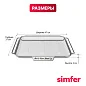 Хромированная решетка  для духовых шкафов и плит 60 см Simfer YORTK-4000-900-002