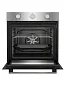 Электрический духовой шкаф INDESIT (60см), 6 режимов, гриль + конвекция, таймер, тройное стекло, нержавеющая сталь