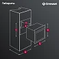 Встраиваемый духовой шкаф Gressel U6ES69110, 60см, 75л, 9 режимов работы, 3D конвекция, режим разморозки + противень Wellfry