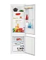 Встраиваемый двухкамерный холодильник Beko (285л), MinFrost, Класс энергоэффективности A+, перенавешиваемые двери