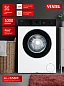 Стиральная машина автомат узкая Vestel 4 кг, 1000 об/мин, 15 программ, глубина 36,2 см, A++, белая
