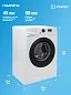Узкая 42 см стиральная машина автомат INDESIT 5 кг, 16 программ, ИНВЕРТОР, обработка ПАРОМ, экспресс-стирка 30 мин