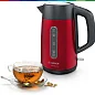 Чайник Bosch TWK4P434, 1.7 л, красный, нержавеющая сталь, мощность 2400 Вт, автоматическое отключение
