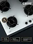 Газовая варочная панель CARINO CH60N40W570 60 см, газ-контроль, закаленное стекло, автоматический розжиг