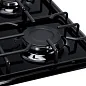 Газовая варочная поверхность Simfer H60Q40B412 (LAMA решетки, авторозжиг, черная)