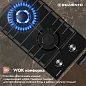 Встраиваемая газовая панель 30 см DELVENTO V30H20S101