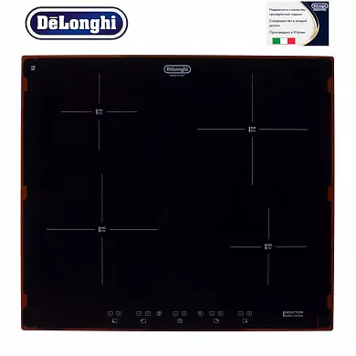 Индукционная варочная поверхность DeLonghi PIND-40, 4 конфорки, стеклокерамика