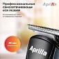 Беспроводной триммер для бороды и усов, машинка для бритья Aprilla AHC-5018, 4 насадки для стрижки и насадка шейвер для гладкого бритья
