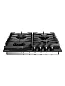 Варочная панель газовая Gressel U60H40S088, WOK, закалённое стекло, автоподжиг, 7500 Вт, чугунные решётки