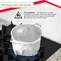 Газовая варочная поверхность Simfer H45N35B571 (газ-контроль, WOK конфорка, черное стекло)