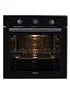 Встраиваемый духовой шкаф Ardo BO13MB22 60 см, 80 литров, 3 режима, двойное стекло, черный
