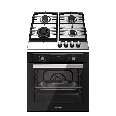 Комплект бытовой техники Delvento V66V41BM01 (духовой шкаф V6EB58001 и варочная панель V60V41M100)