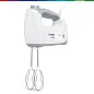 Миксер Bosch MFQ36460, стационарный, белый, 5 скоростей, 450 Вт, венчики и крюки для теста, пластиковая чаша