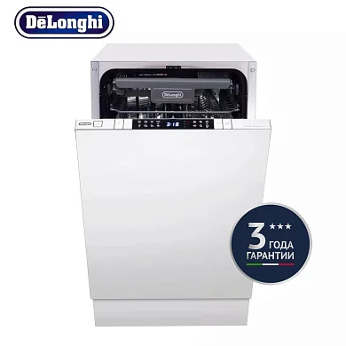 Посудомоечная машина DeLonghi DDW08S Aquamarine eco, 10 комплектов, 7 программ