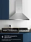 Настенная вытяжка CARINO C8662SM 60см, 3 скорости, сенсорное управление, подсветка, режим рециркуляции, серая
