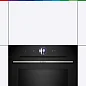 Духовой шкаф с функцией СВЧ Bosch HMG776NB1, пиролитическая очистка, телескопические направляющие, термощуп, SoftClose