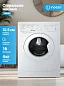 Узкая стиральная машина Indesit (4кг), технология Eco Time, функцией отложенного старта, 800 об/мин, белый