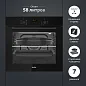 Встраиваемый электрический духовой шкаф Simfer B6EB68077, объем 58 л, мощность 2400Вт, 7 режимов