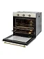 Духовой шкаф электрический встраиваемый, XXL 79 литров, конвекция, гриль, двойное стекло, таймер с отключением, 60 см