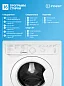 Узкая стиральная машина Indesit (4кг), технология Eco Time, функцией отложенного старта, 800 об/мин, белый