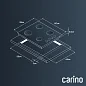 Комплект бытовой техники CARINO 6B56016S111 (духовой шкаф и газовая варочная панель 60 см)