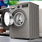 Стиральная машина Bosch WLS2846SME Slim, 8 кг, 1400 оборотов, узкая (47 см), очистка барабана, дозагрузка белья, серая