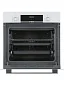 Духовой шкаф Bosch HBF534EW0Q. телескопические направляющие, утапливаемые переключатели, каталитическая очистка, 66 литр