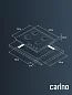 Газовая варочная панель CARINO CH60K40C111 60 см, газ-контроль, закаленное стекло, автоматический розжиг