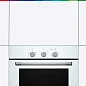 Электрический духовой шкаф  Bosch HBF011BV0Q 66 л, гриль, конвекция, 5 режимов нагрева, 3D-горячий воздух, белый