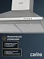 Настенная вытяжка CARINO C8662SM 60см, 3 скорости, сенсорное управление, подсветка, режим рециркуляции, серая