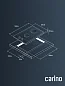 Газовая варочная панель CARINO CH30V20M416 30 см, нержавеющая сталь, автоматический розжиг