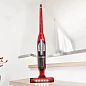 Вертикальный беспроводной пылесос Bosch, сухая уборка, циклоническая система, 3 насадки, 600 Вт, красный