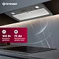 Встраиваемая вытяжка Gressel GR52M 52 см (полновстраиваемая), LED подсветка, 3 скорости, режим отвода и рециркуляции, механическое управление, серая