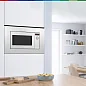 Микроволновая печь встраиваемая Bosch BEL653MW3, 25 литров, гриль, автоматическая разморозка, дисплей, белая