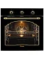 Духовой шкаф электрический встраиваемый, XXL 79 литров, конвекция, гриль, двойное стекло, таймер с отключением, 60 см