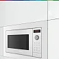 Микроволновая печь встраиваемая Bosch BEL653MW3, 25 литров, гриль, автоматическая разморозка, дисплей, белая
