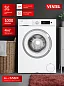 Стиральная машина узкая Vestel 4 кг, 1000 об/мин, 15 программ, глубина 36,2 см, A++